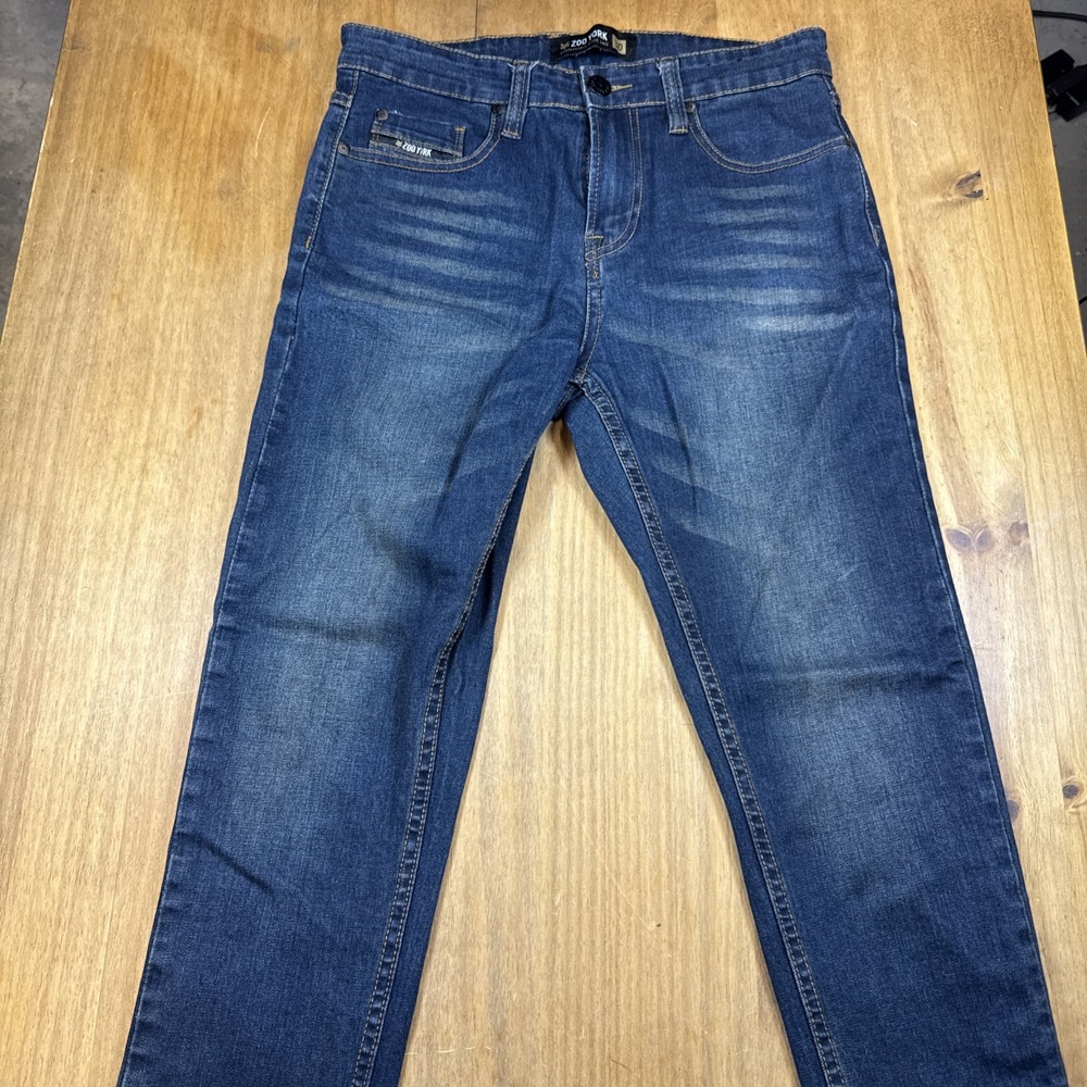 Zoo York Mens Skinny Jeans Size 30x30 Dark Wash Denim‎ Pants Skateboarding